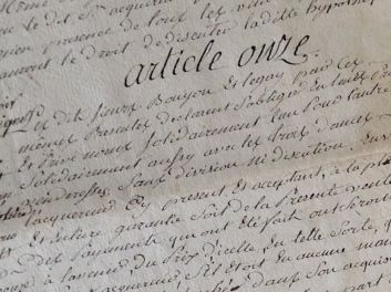 Louis XIV/ Ludwig XIV., Michel Le Tellier, Louis II de Bourbon, Prince de Condé (le Grand Condé), Guerre de Hollande, Holländischer Krieg, Depesche mit Marschbefehl, dépêche avec un ordre de marche