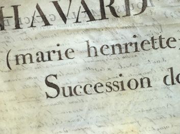 Handschrift, Manuskript, Manuscrit: Louis François Marie Le Tellier, Marquis de Barbezieux, Louis XIV/ Ludwig XIV, Villemoncé, Labour, Duchin, Chopy, Marignac: Demande d´arrêter trois personnes pour  des mauvais discours  qu'ils ont tenus