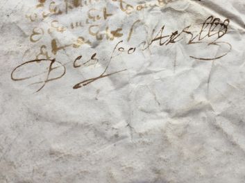 Handschrift, Manuskript, Manuscrit: Seigneurie Couliboeuf Blocqueville, weitere Recherche erforderlich, 1655