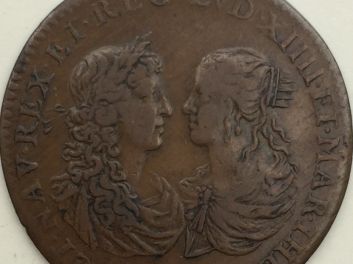 Louis XIV (Ludwig XIV.), Marie-Thérèse d'Autriche (Maria Theresia von Österreich), Jeton Frankreich, token France, Jeton France: AUDAX IRE VIAS, 1666